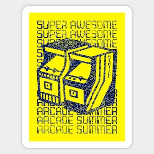 SUPER AWESOME ARCADE SUMMER Sticker